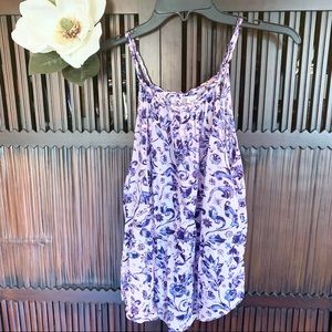 Gap Large Floral Print Tank Top